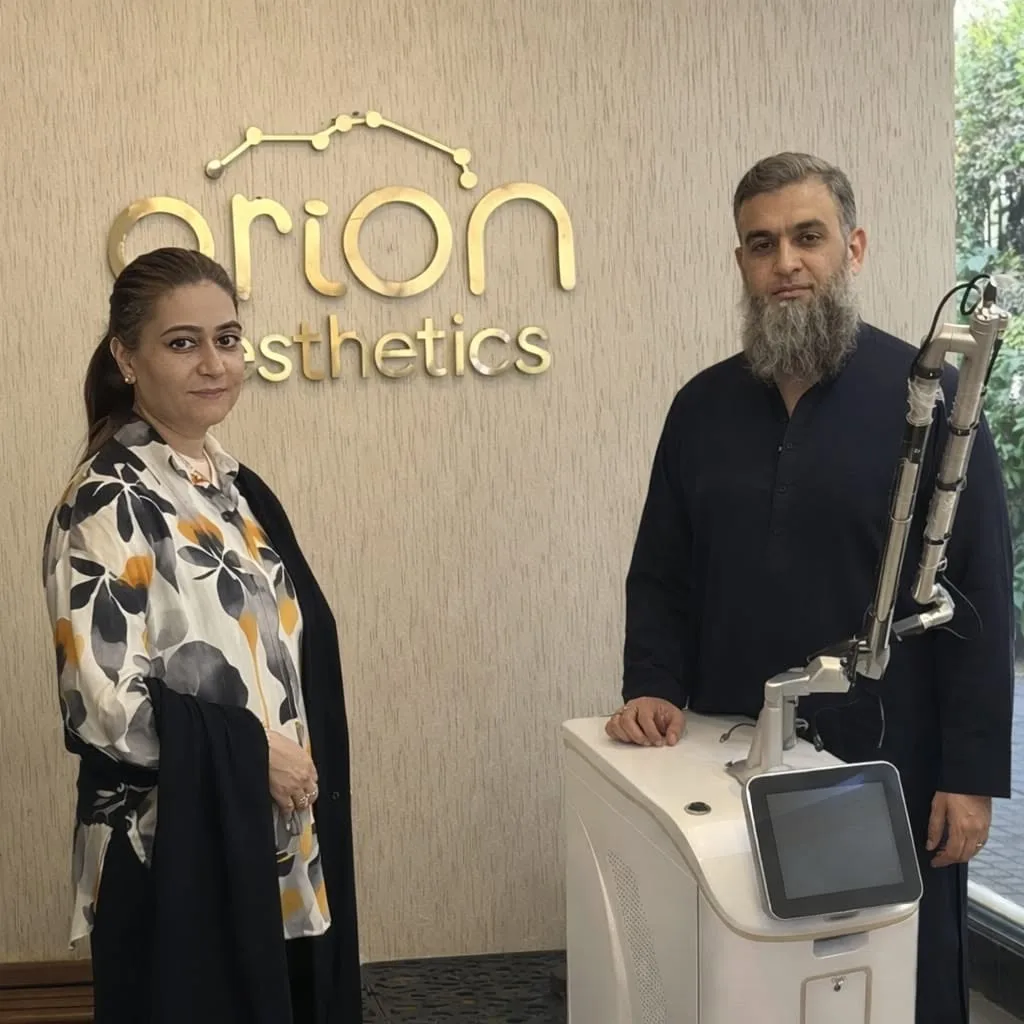 Pico laser machine installation at Orion Aesthetic, Lahore
