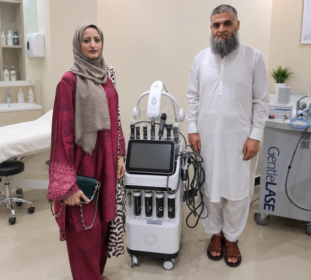 hydrafacial machine installation