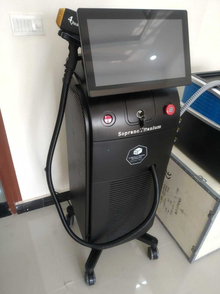 Diode laser hair removal machine – Soprano Titanium triple wavelength, Dermionic Pakistan